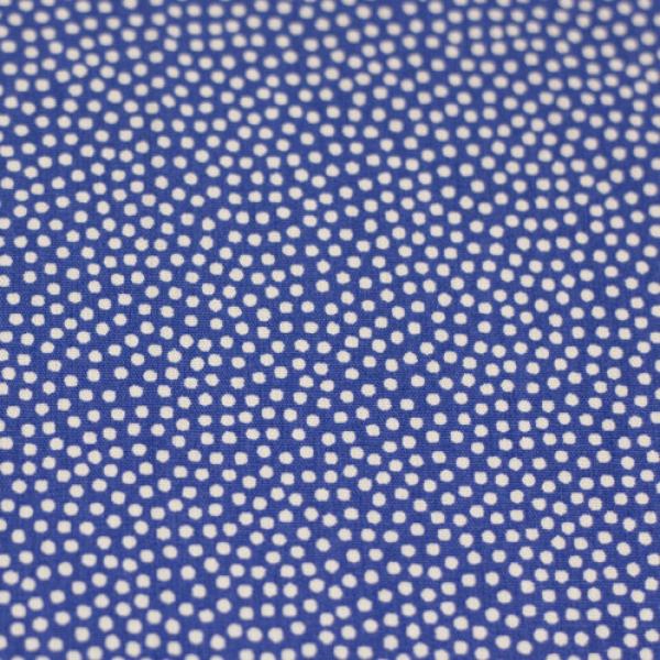 Baumwolle Dotty Royalblau/Weiß by Swafing